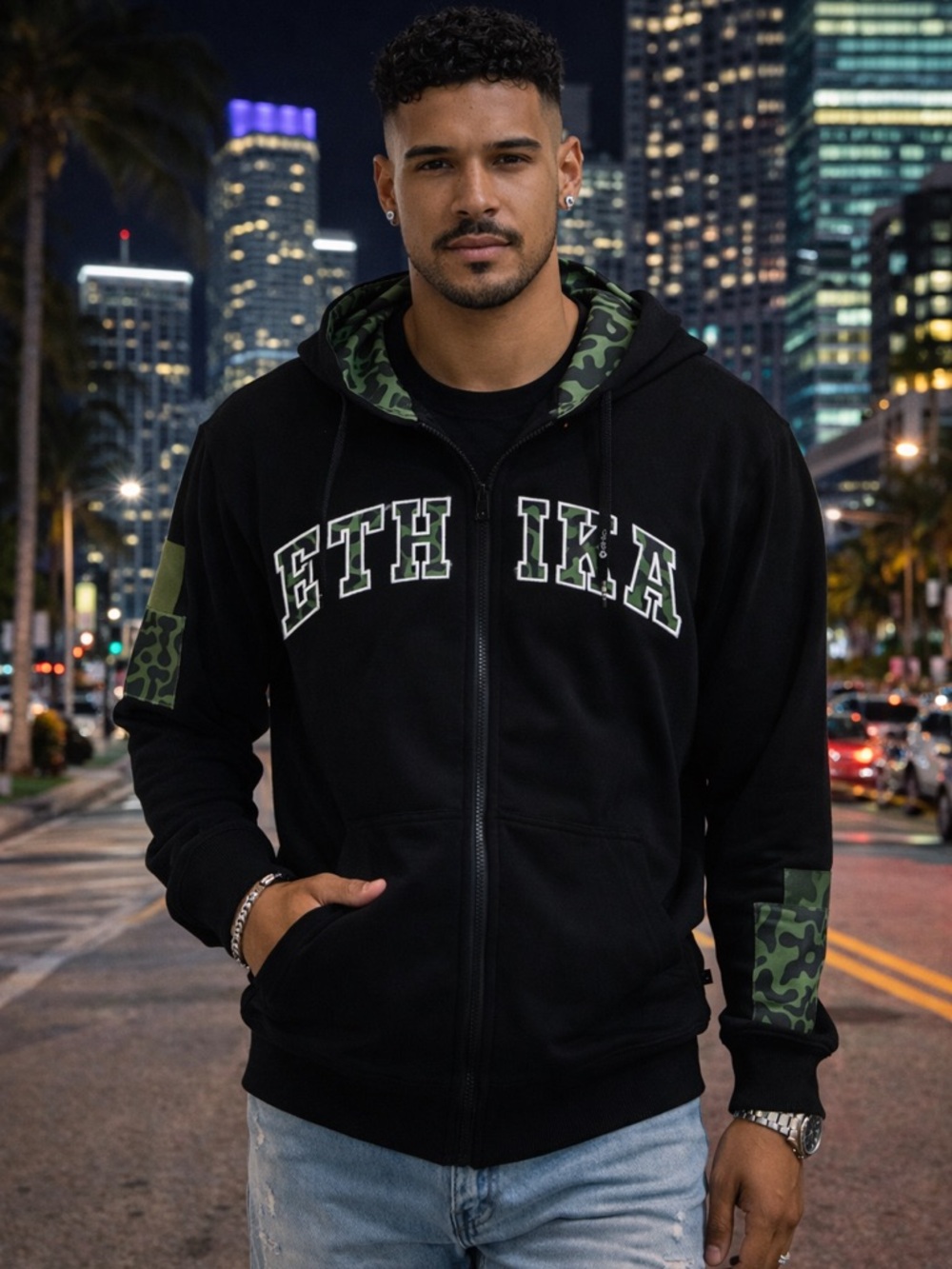 ethika Dart Camo Hoodie
